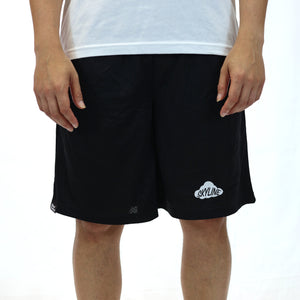 Cloud Logo Athletic Shorts (BLACK)