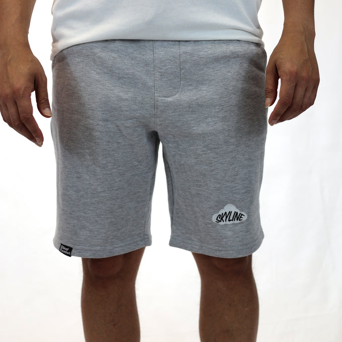 Cloud Logo Fleece Shorts (HEATHER)