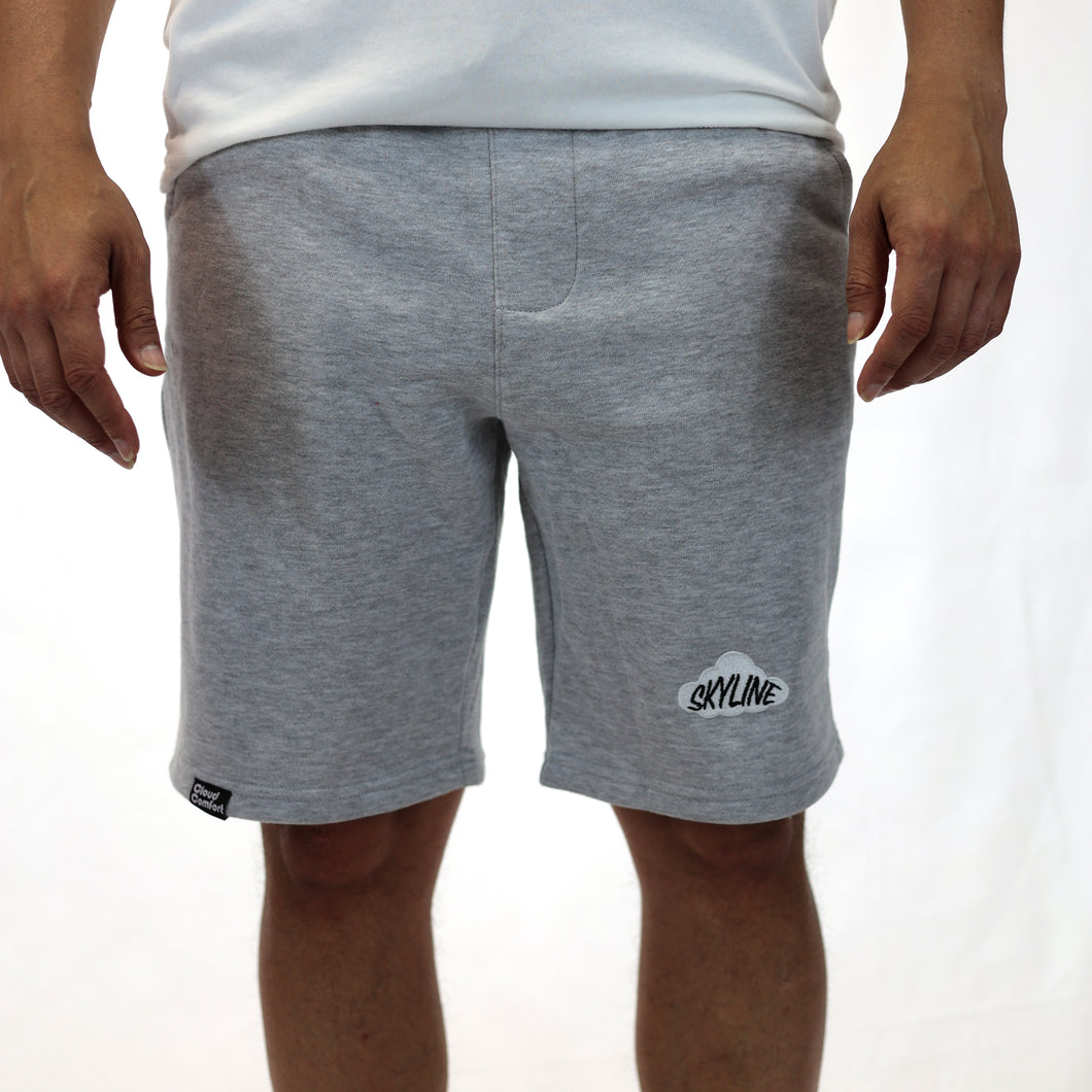 Cloud Logo Fleece Shorts (HEATHER)