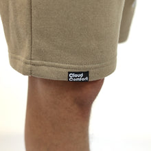 Load image into Gallery viewer, Cloud Logo Fleece Shorts (SAND)