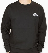 Load image into Gallery viewer, Cloud Logo Crewneck (BLACK)