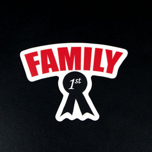 Skyline "Family 1st" Die Cut Sticker