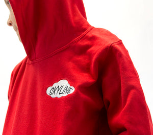 Cloud Logo Hoodie (RED) Kids'