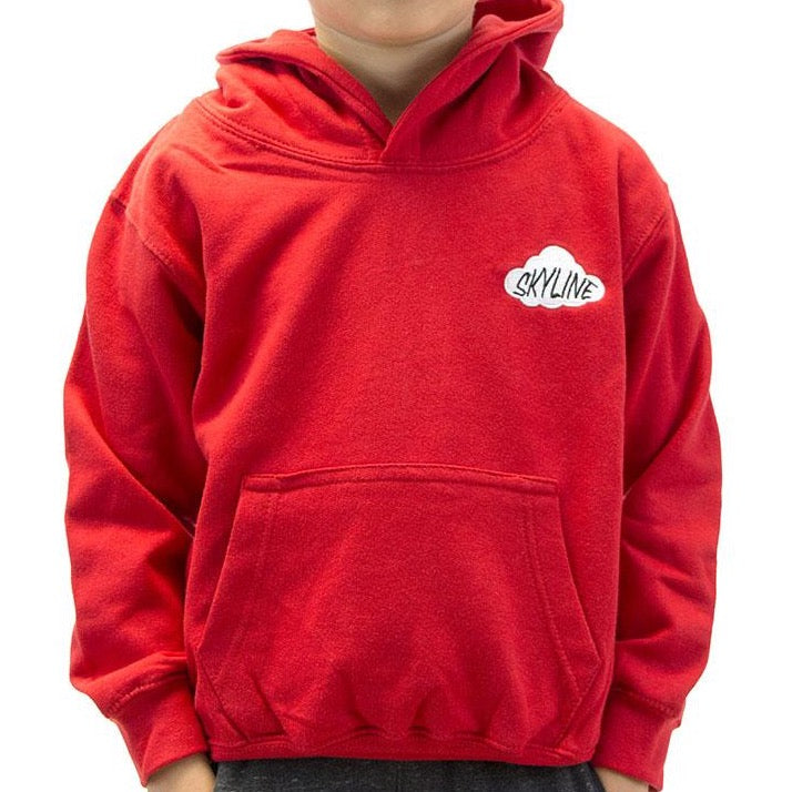Cloud Logo Hoodie (RED) Kids'